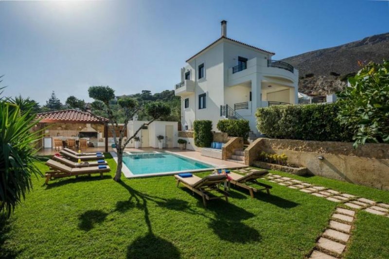 Afrata Kreta, Afrata: Premium-Villa mit Meerblick zu verkaufen Haus kaufen